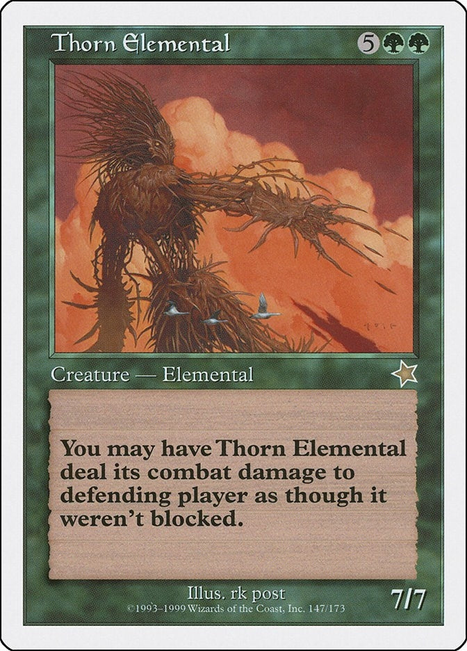 Image for Thorn Elemental (147) [Starter 1999] - Magic: The Gathering
