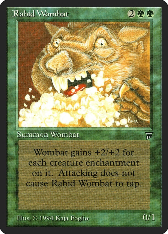 Image for Rabid Wombat [Legends] - Magic: The Gathering