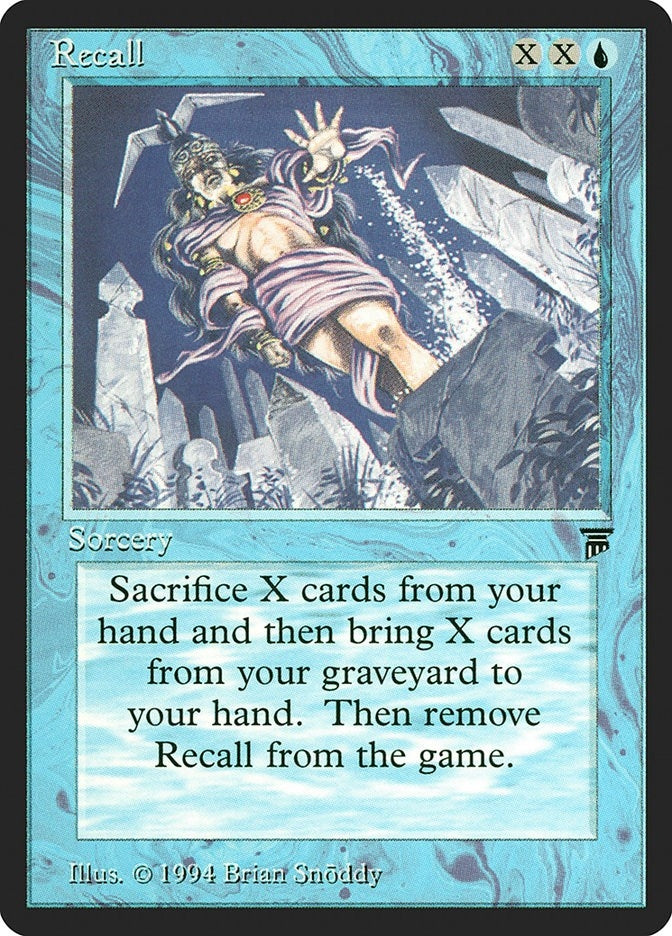 Image for Recall [Legends] - Magic: The Gathering