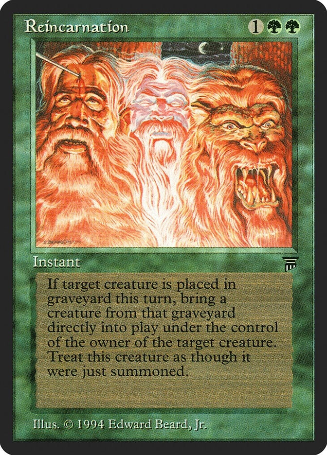 Image for Reincarnation [Legends] - Magic: The Gathering