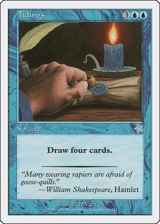 Image for Tidings (54) [Starter 1999] - Magic: The Gathering