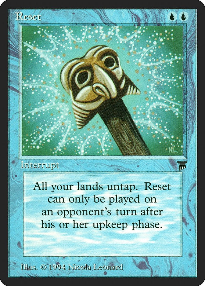 Image for Reset [Legends] - Magic: The Gathering