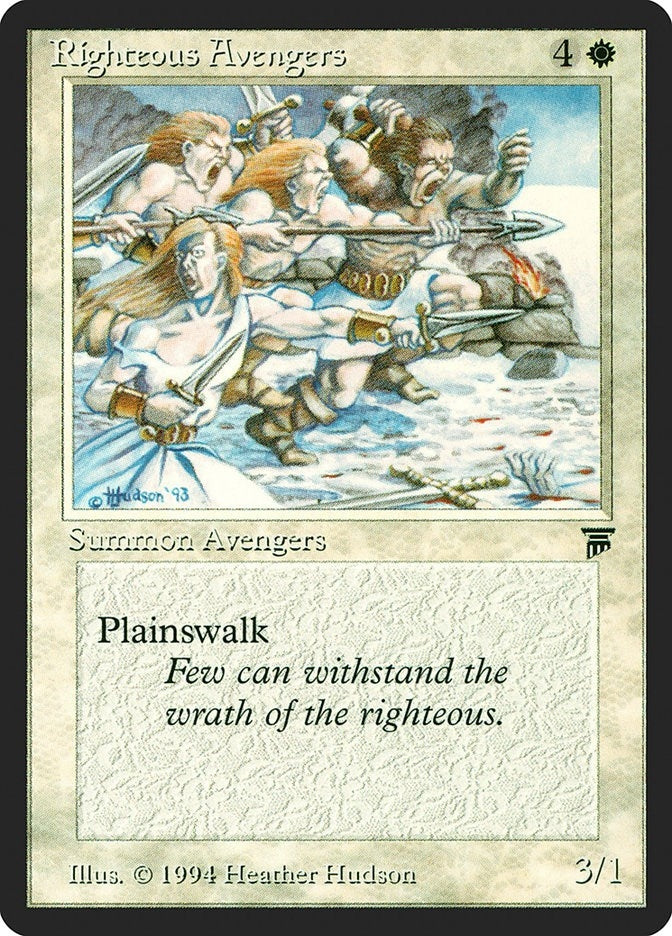 Image for Righteous Avengers [Legends] - Magic: The Gathering