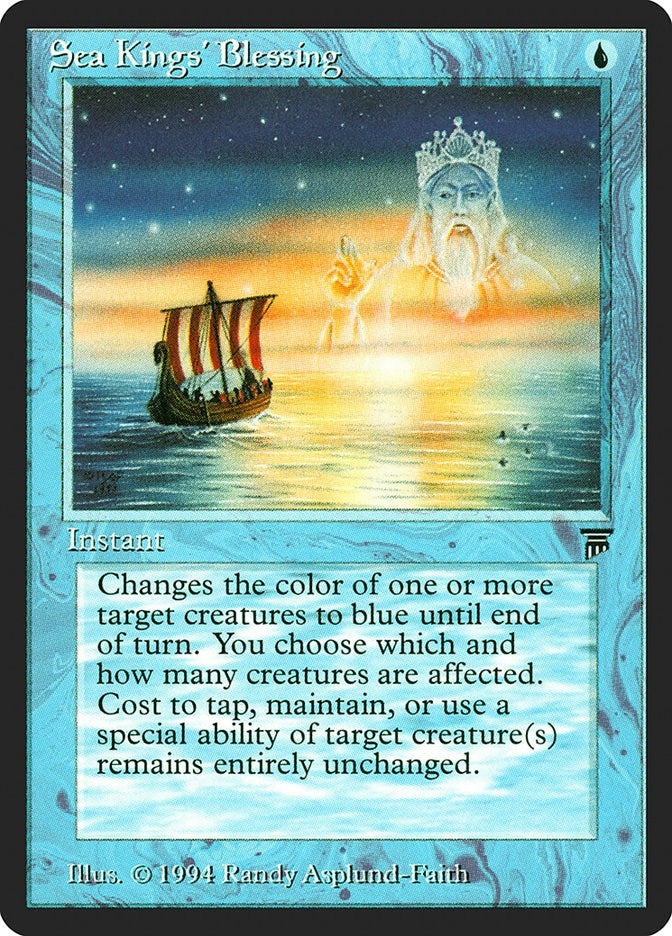 Image for Sea Kings' Blessing [Legends] - Magic: The Gathering