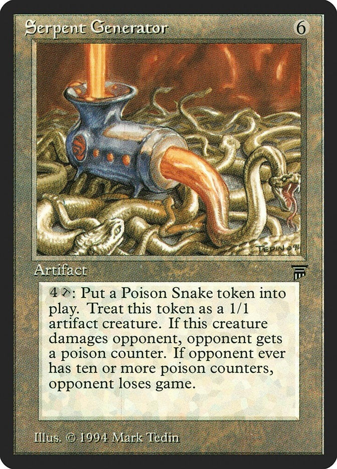 Image for Serpent Generator [Legends] - Magic: The Gathering