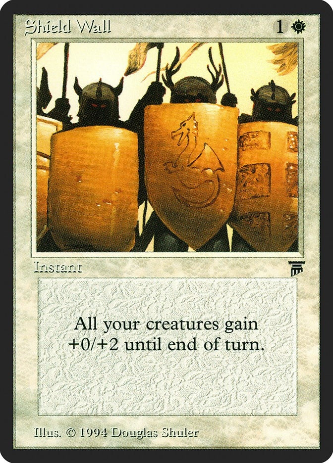 Image for Shield Wall [Legends] - Magic: The Gathering