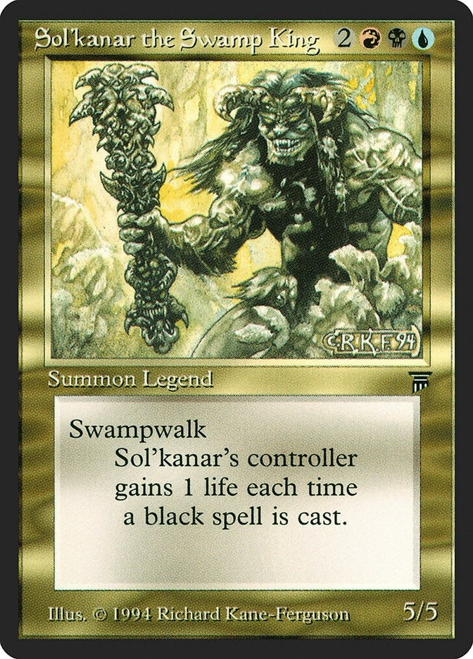 Image for Sol'kanar the Swamp King [Legends] - Magic: The Gathering