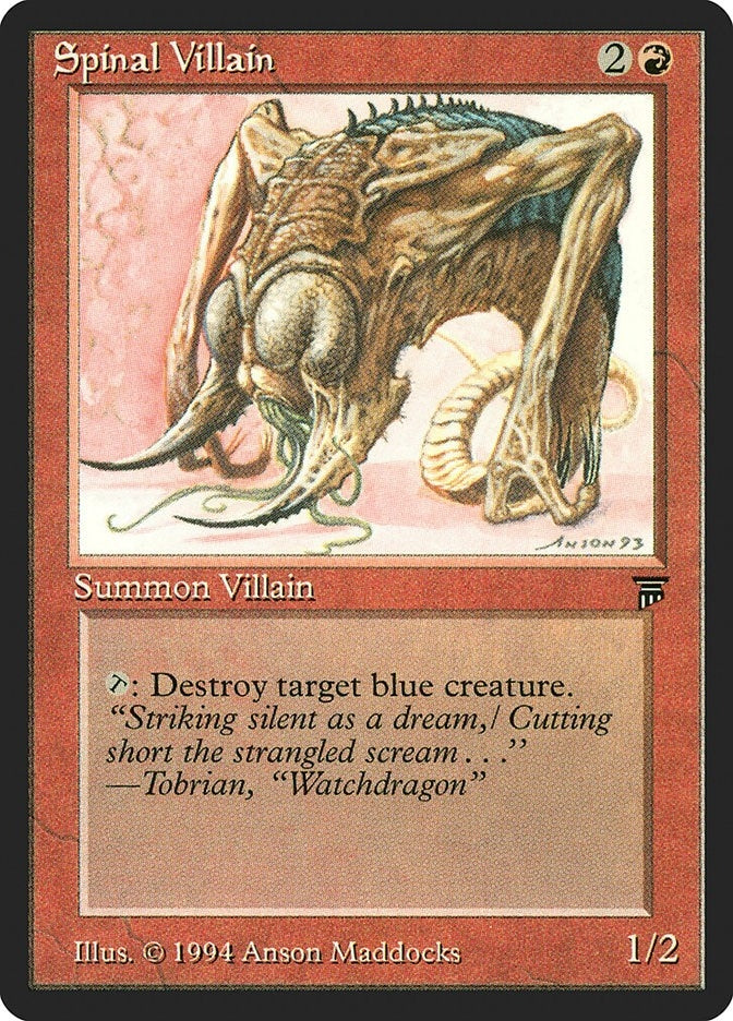 Image for Spinal Villain [Legends] - Magic: The Gathering