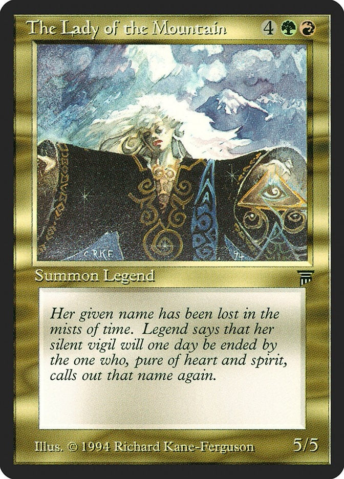 Image for The Lady of the Mountain [Legends] - Magic: The Gathering