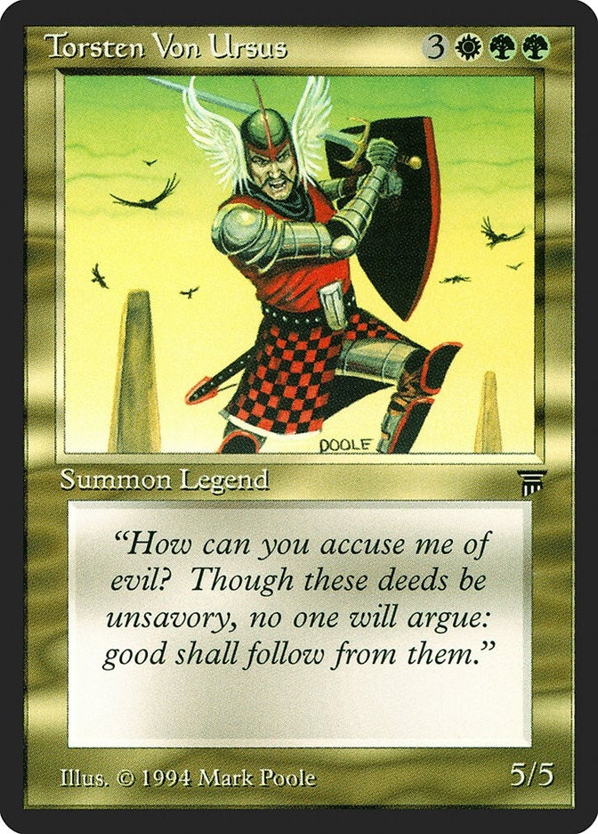 Image for Torsten Von Ursus [Legends] - Magic: The Gathering
