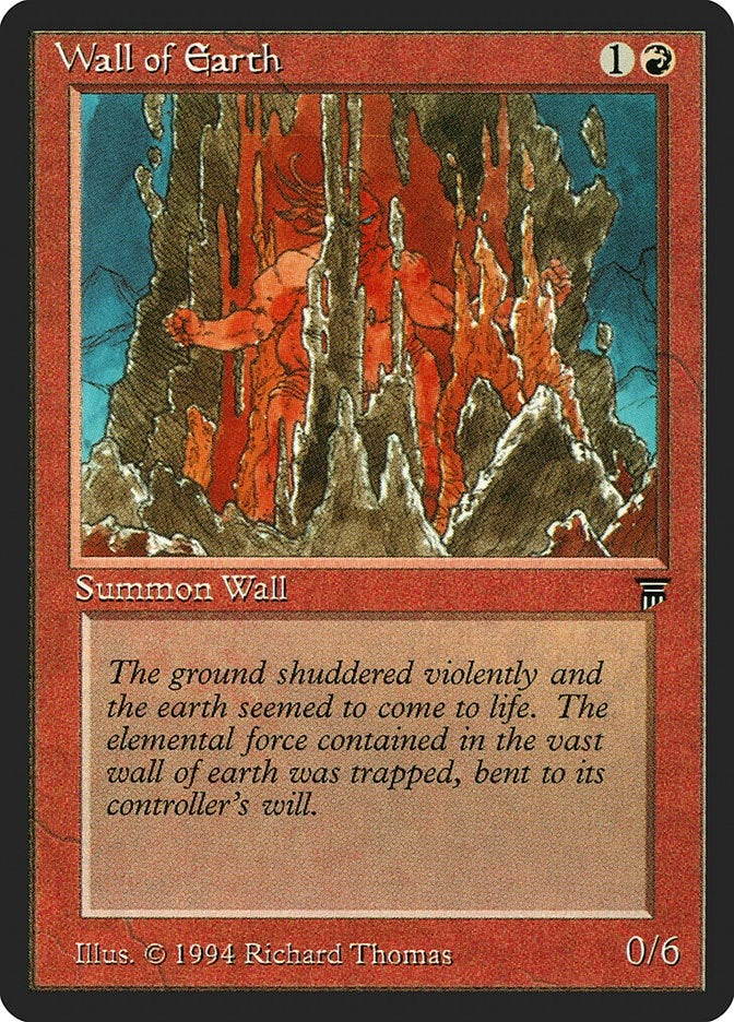 Image for Wall of Earth [Legends] - Magic: The Gathering
