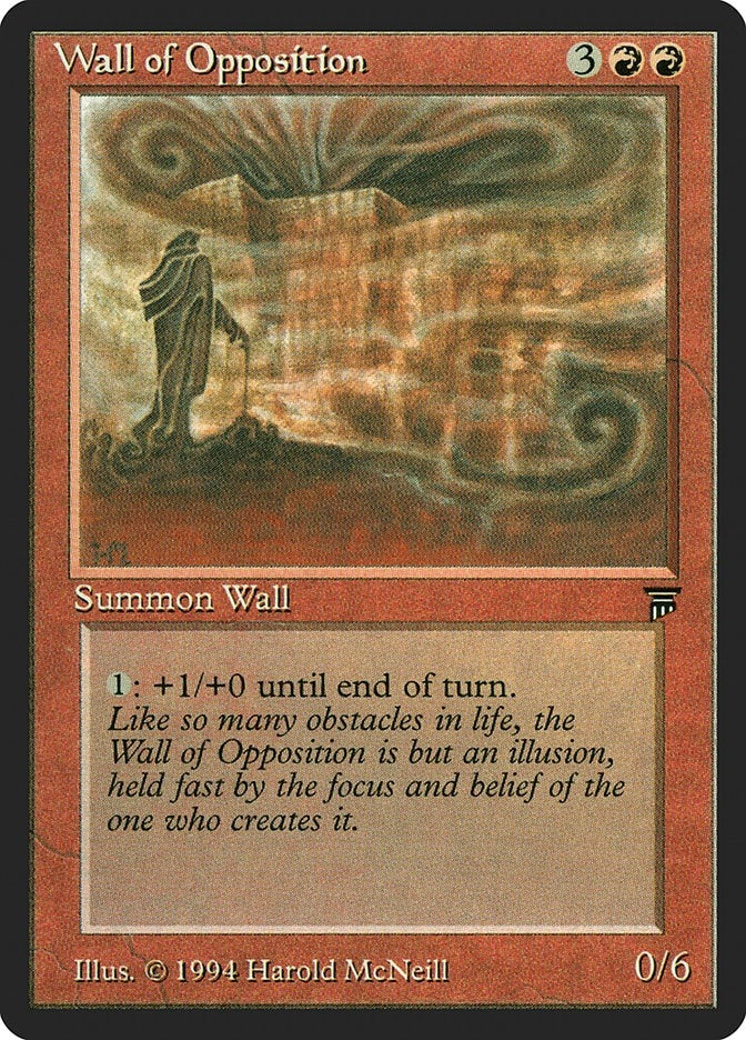 Image for Wall of Opposition [Legends] - Magic: The Gathering