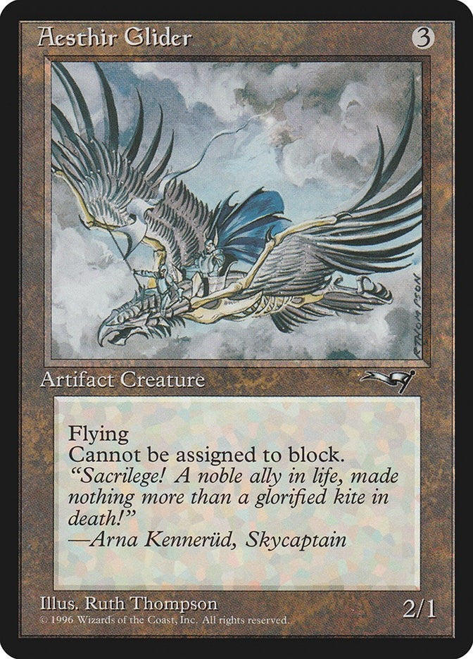 Image for Aesthir Glider (Clouds) [Alliances] - Magic: The Gathering