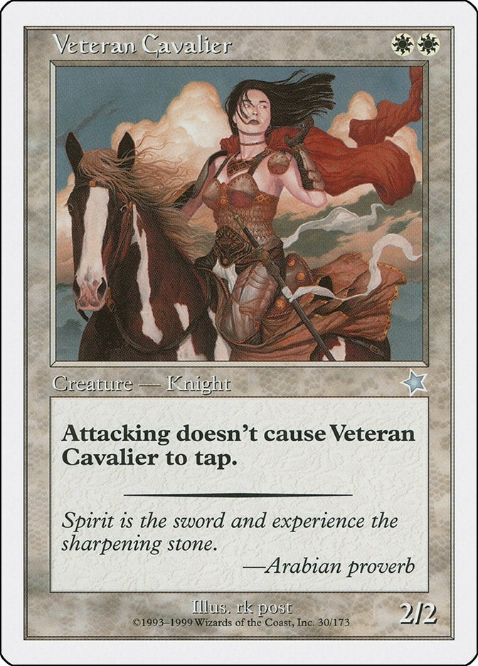 Image for Veteran Cavalier (30) [Starter 1999] - Magic: The Gathering