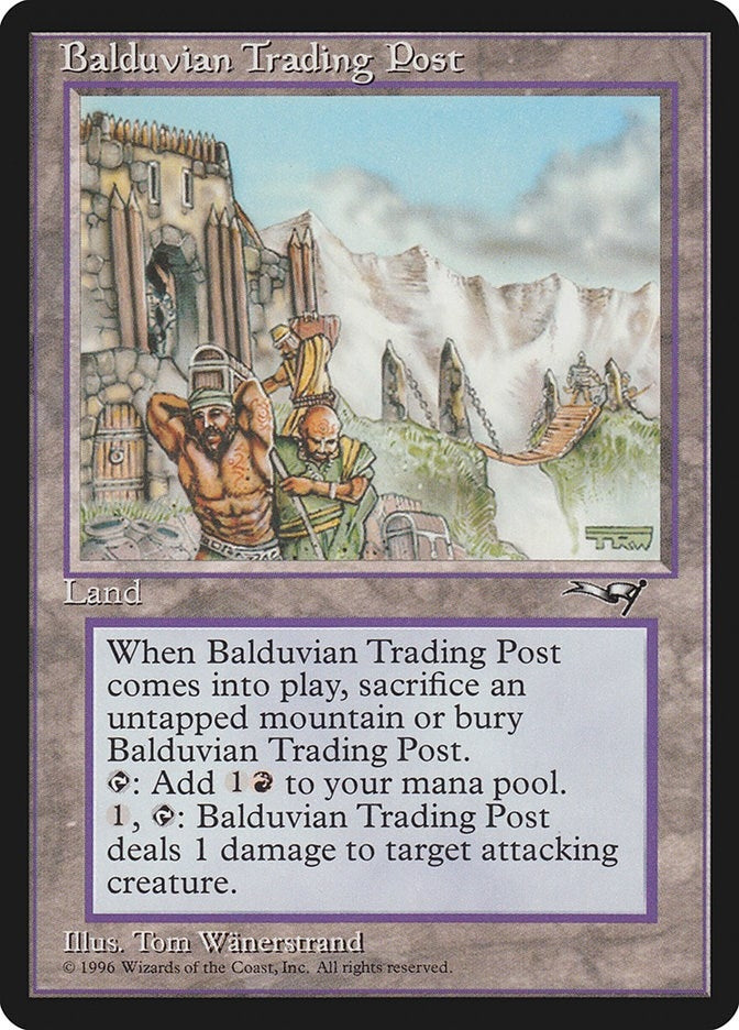 Image for Balduvian Trading Post [Alliances] - Magic: The Gathering