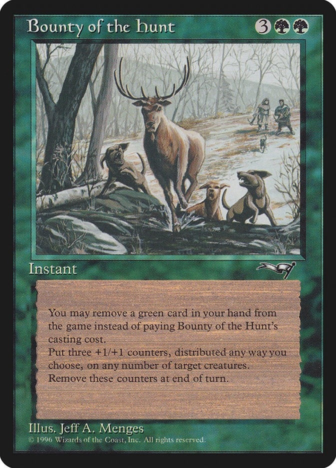 Image for Bounty of the Hunt [Alliances] - Magic: The Gathering