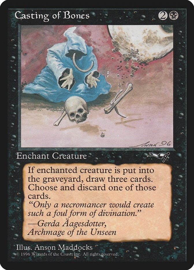 Image for Casting of Bones (Hooded Figure) (3) [Alliances] - Magic: The Gathering