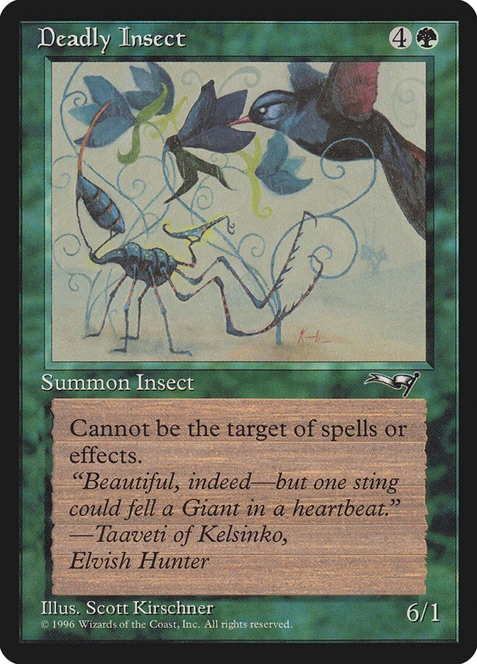 Image for Deadly Insect (Bird) (65) [Alliances] - Magic: The Gathering