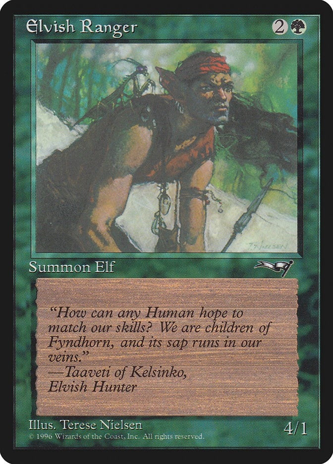 Image for Elvish Ranger (Male) (68) [Alliances] - Magic: The Gathering