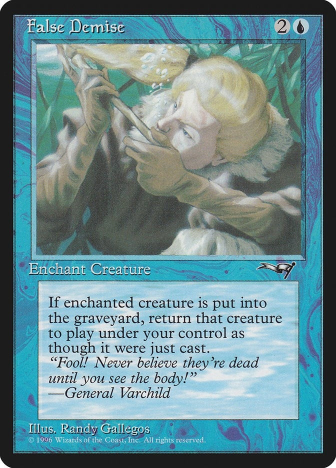 Image for False Demise (Underwater) (41) [Alliances] - Magic: The Gathering