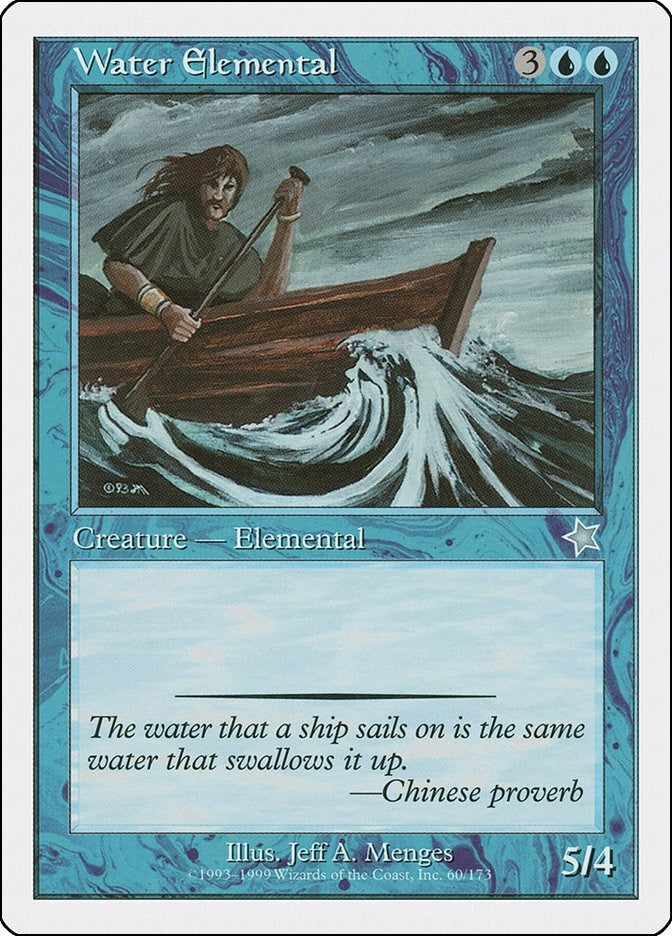 Image for Water Elemental (60) [Starter 1999] - Magic: The Gathering
