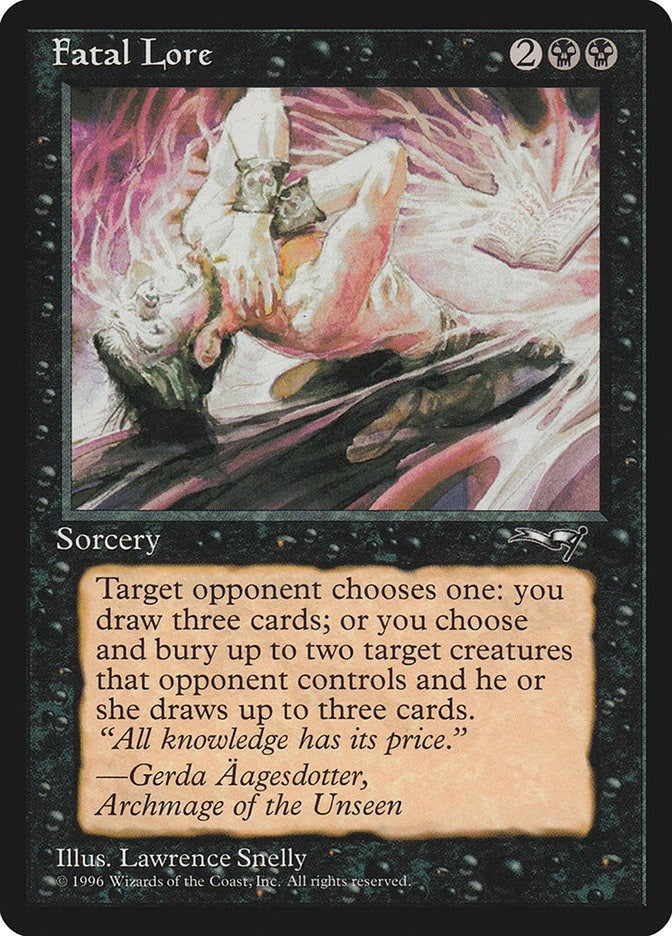Image for Fatal Lore [Alliances] - Magic: The Gathering