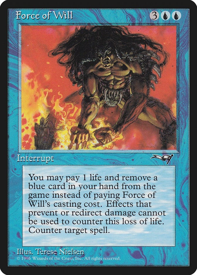 Image for Force of Will (42) [Alliances] - Magic: The Gathering