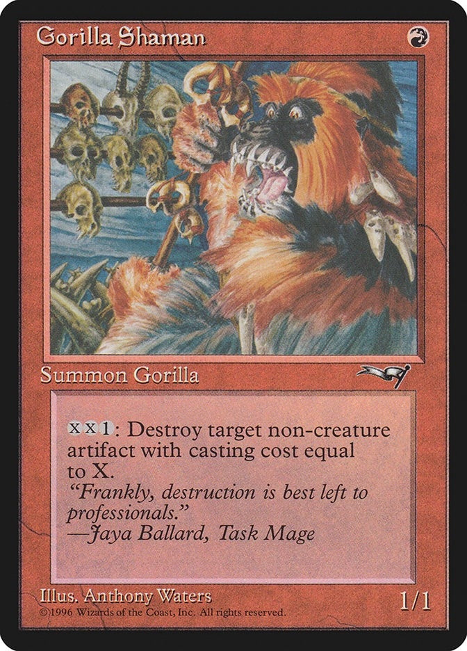 Image for Gorilla Shaman (107) [Alliances] - Magic: The Gathering