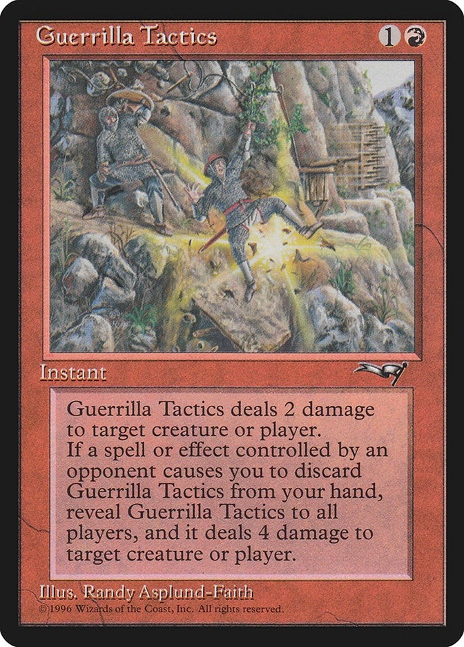 Image for Guerrilla Tactics (Cliff) (111) [Alliances] - Magic: The Gathering