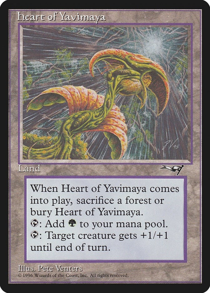 Image for Heart of Yavimaya [Alliances] - Magic: The Gathering