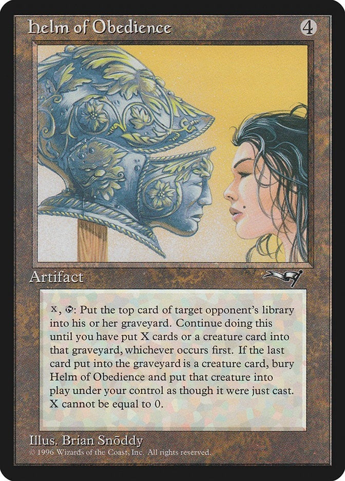 Image for Helm of Obedience (163) [Alliances] - Magic: The Gathering