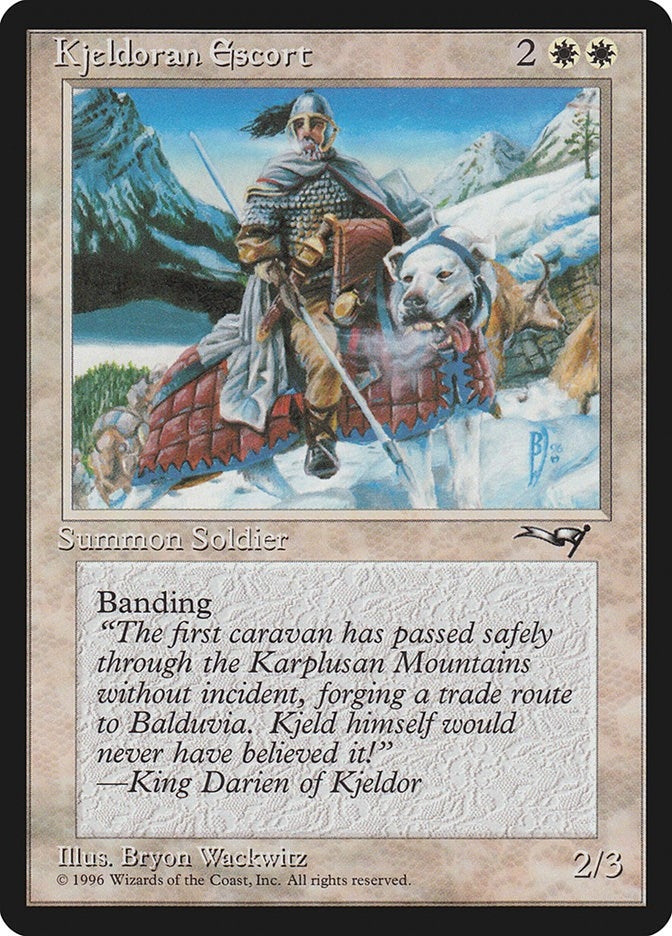Image for Kjeldoran Escort (134) [Alliances] - Magic: The Gathering