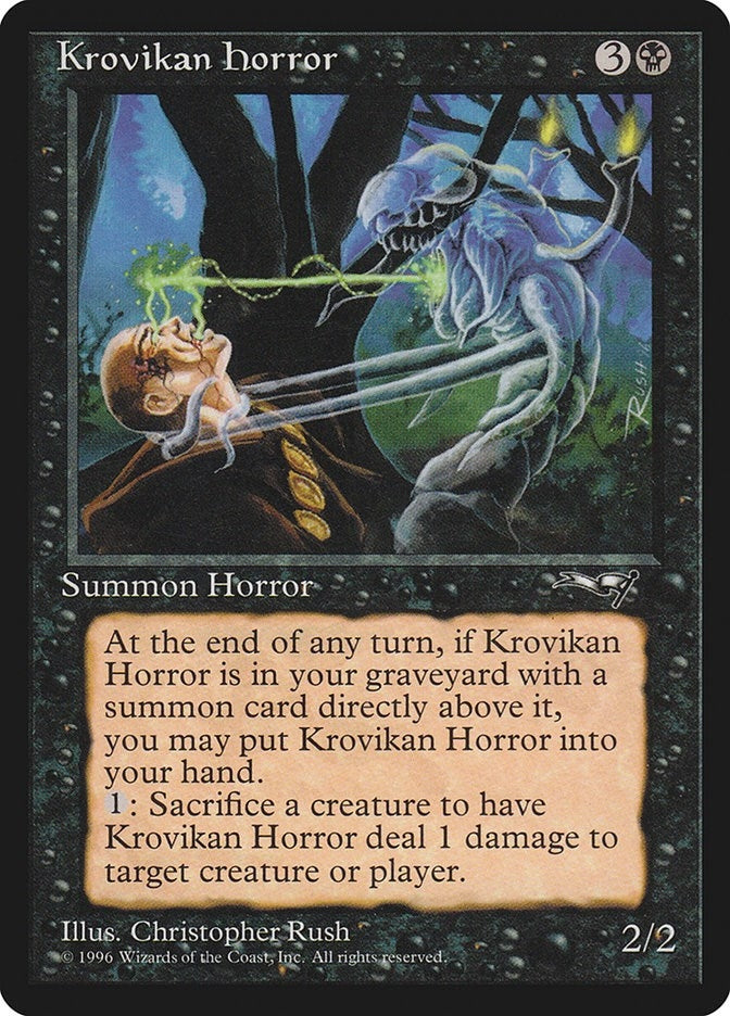 Image for Krovikan Horror (15) [Alliances] - Magic: The Gathering