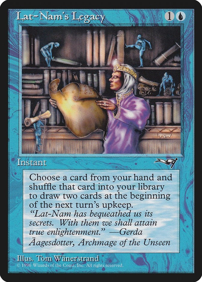 Image for Lat-Nam's Legacy (Scroll) (46) [Alliances] - Magic: The Gathering