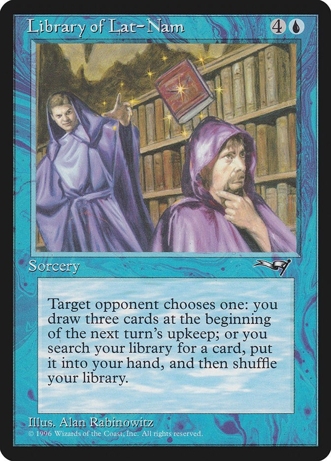 Image for Library of Lat-Nam [Alliances] - Magic: The Gathering