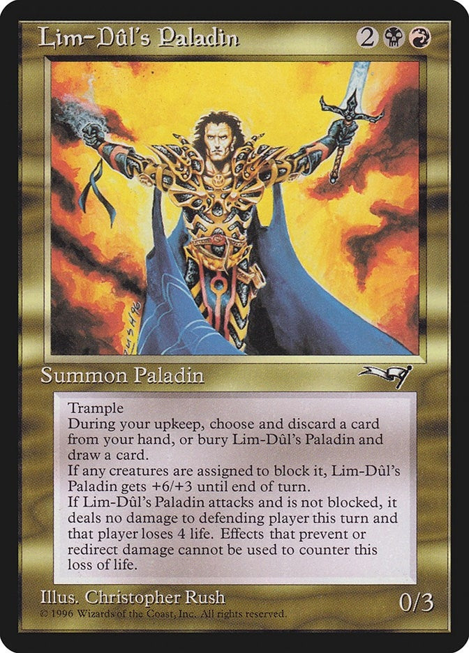Image for Lim-Dul's Paladin [Alliances] - Magic: The Gathering