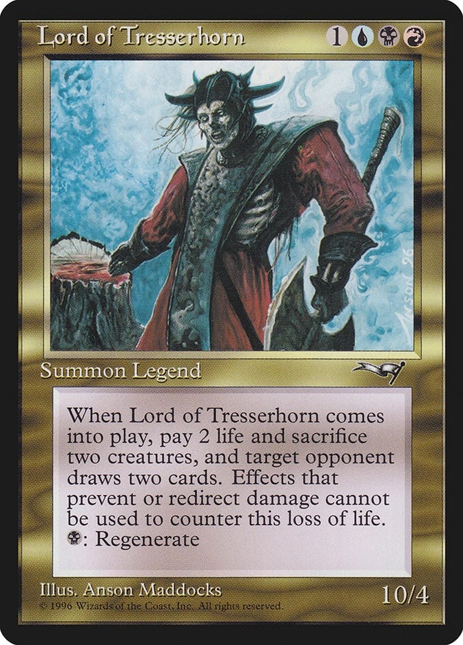 Image for Lord of Tresserhorn [Alliances] - Magic: The Gathering
