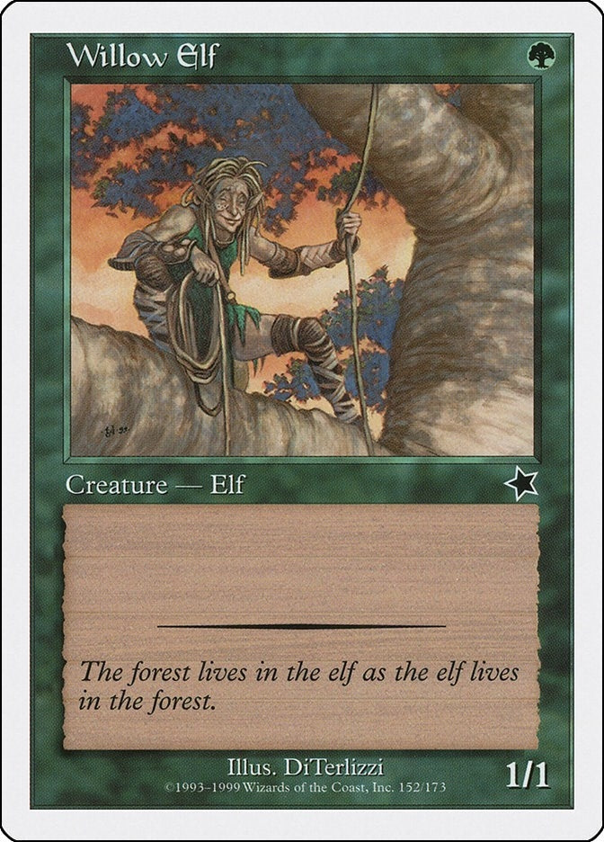 Image for Willow Elf (152) [Starter 1999] - Magic: The Gathering
