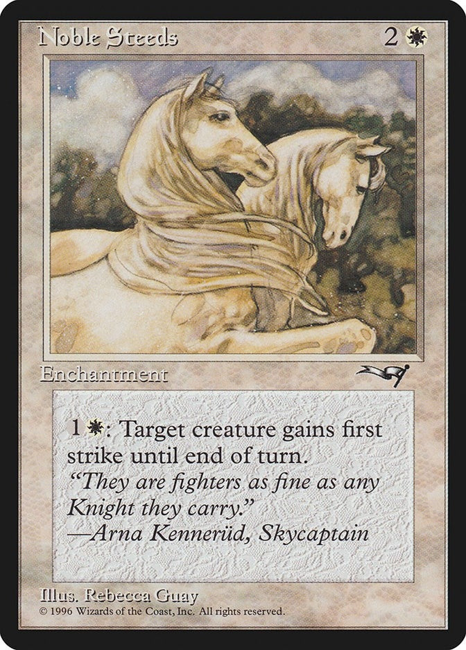 Image for Noble Steeds (141) [Alliances] - Magic: The Gathering