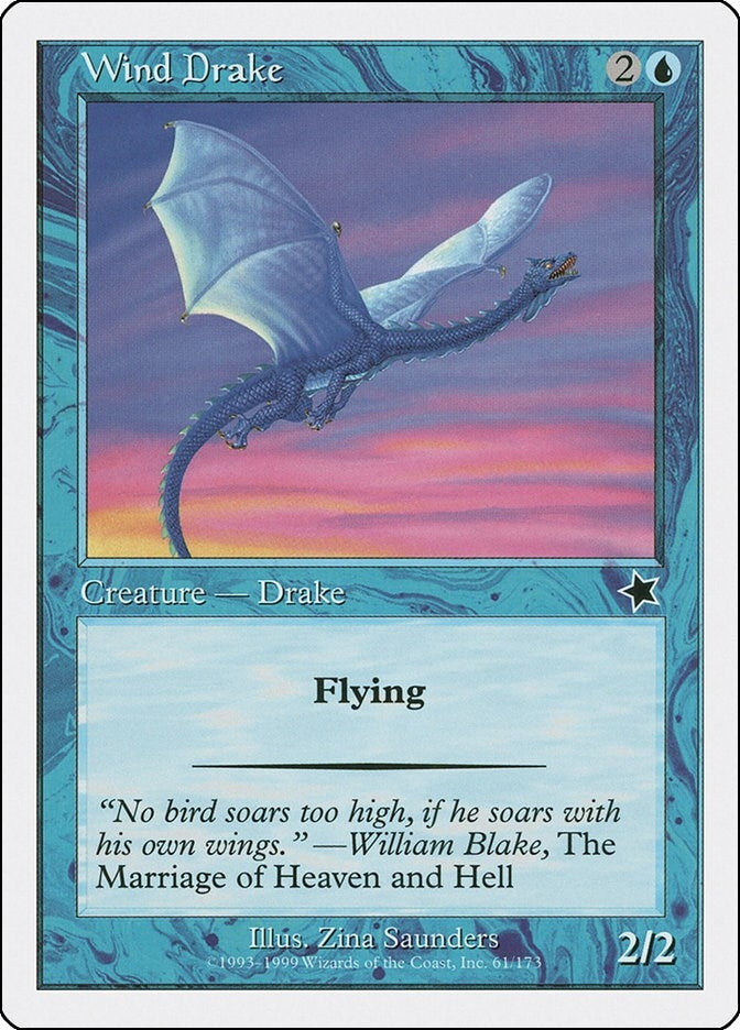 Image for Wind Drake (61) [Starter 1999] - Magic: The Gathering