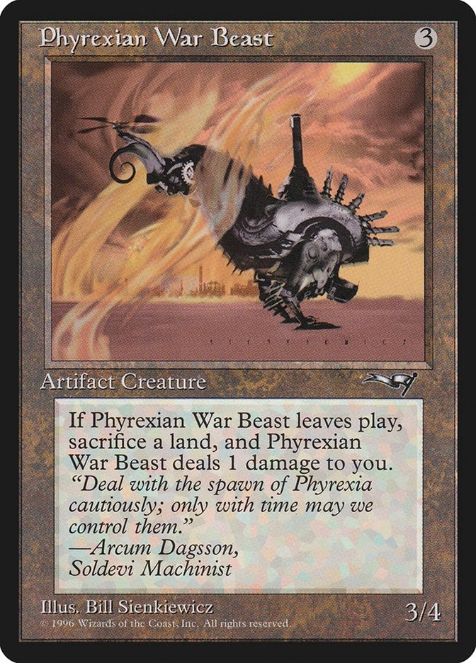 Image for Phyrexian War Beast (170) [Alliances] - Magic: The Gathering