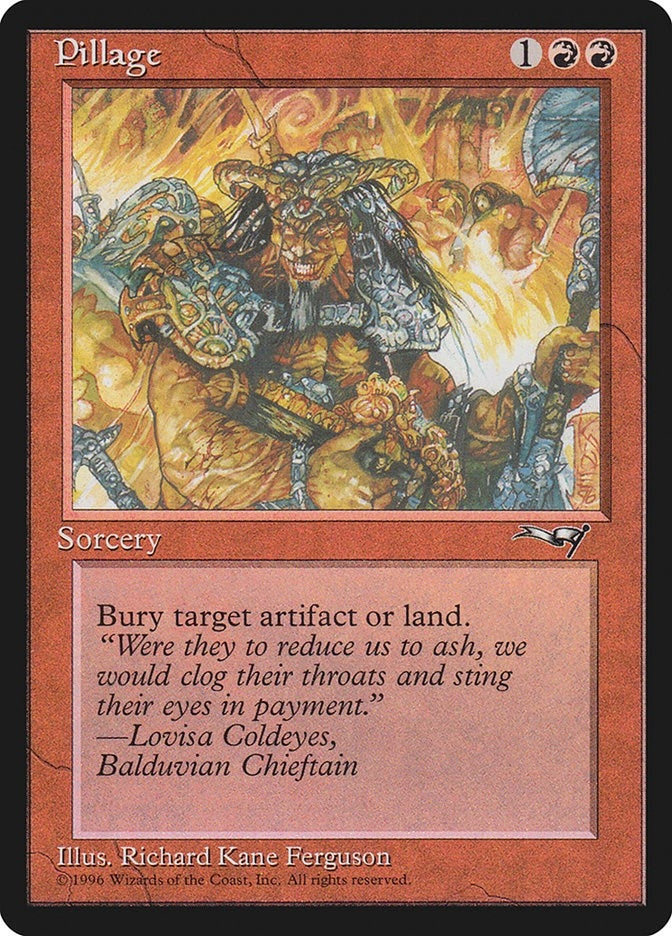 Image for Pillage (113) [Alliances] - Magic: The Gathering