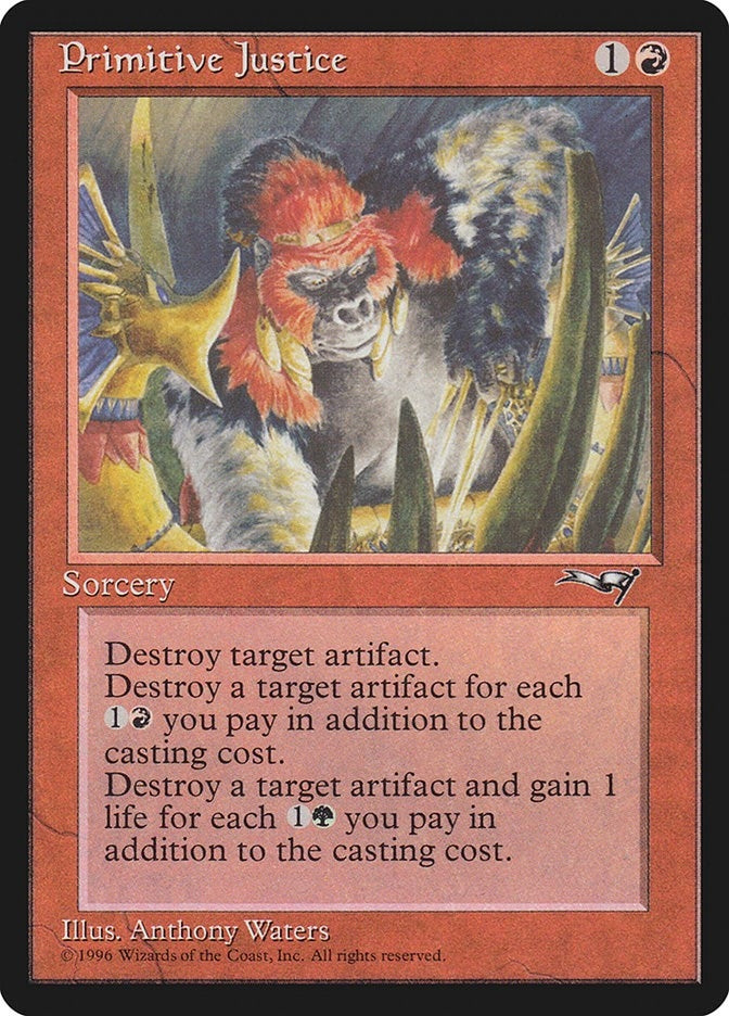 Image for Primitive Justice [Alliances] - Magic: The Gathering