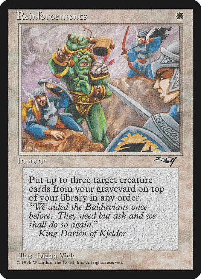 Image for Reinforcements (Orc) (143) [Alliances] - Magic: The Gathering