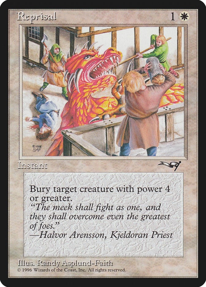Image for Reprisal (Red Dragon) (145) [Alliances] - Magic: The Gathering