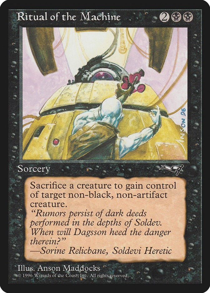 Image for Ritual of the Machine (24) [Alliances] - Magic: The Gathering