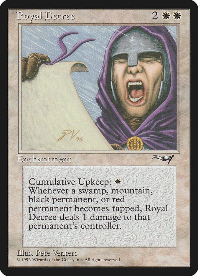 Image for Royal Decree [Alliances] - Magic: The Gathering