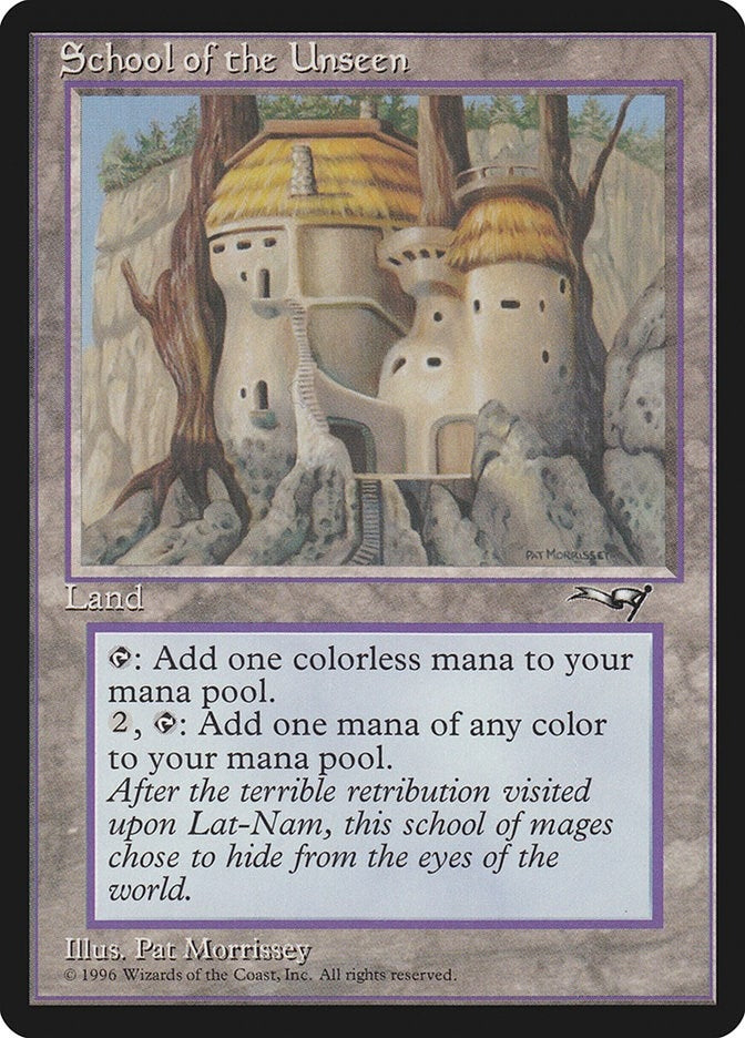 Image for School of the Unseen [Alliances] - Magic: The Gathering