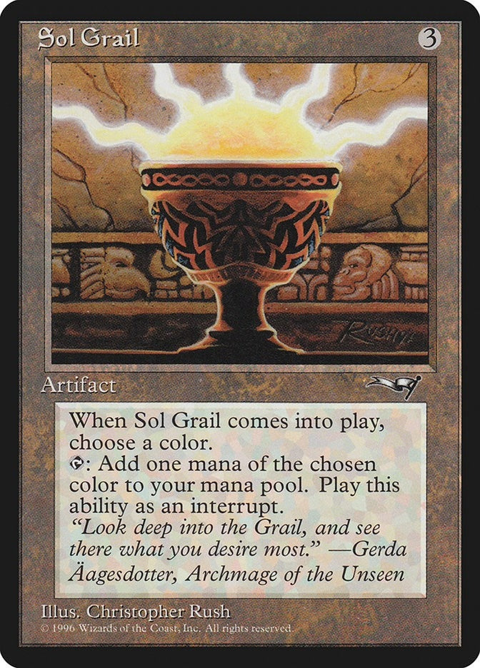 Image for Sol Grail [Alliances] - Magic: The Gathering