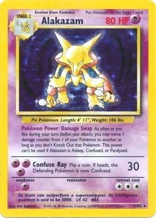 Image for Alakazam (001/102) [Base Set] - Pokemon